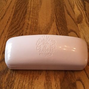 NEW Large Pink Hard Eyeglass w/ Paisley Inside